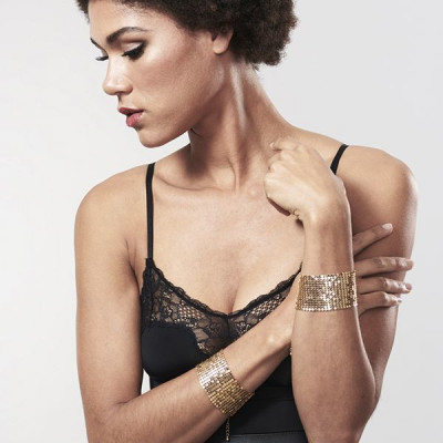 Наручники Bijoux Indiscrets Desir Metallique Handcuffs - Gold, металеві, стильні браслети Наручники Bijoux Indiscrets Desir Metallique Handcuffs - Gold, металеві, стильні браслети