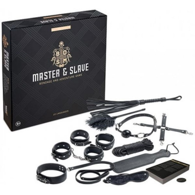 Набор БДСМ 10 предметов Master & Slave, Black