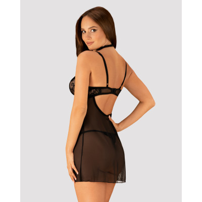 Пеньюар Obsessive Elizenes babydoll & thong L/XL