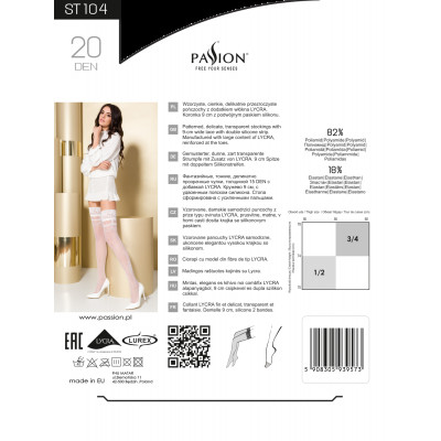 Панчохи ST104 3/4 nero - Passion Панчохи ST104 3/4 nero - Passion