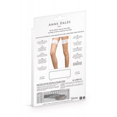 Панчохи в крупну сітку Anne De Ales ERICA T1 White Панчохи в крупну сітку Anne De Ales ERICA T1 White