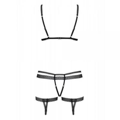 Комплект Obsessive 855-SEA-1 3 pcs set L/XL