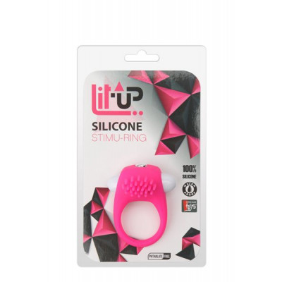 Эрекционное кольцо LIT-UP SILICONE STIMU RING 5 PINK