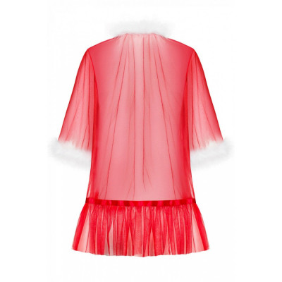 Пеньюар новогодний Obsessive Santasia Peignoir S/M/L Red Пеньюар новогодний Obsessive Santasia Peignoir S/M/L Red