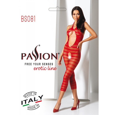 Бодистокинг Passion BS081 red Бодистокинг Passion BS081 red