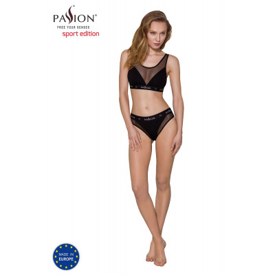 Топ з прозорою вставкою Passion PS002 TOP black, size M Топ з прозорою вставкою Passion PS002 TOP black, size M