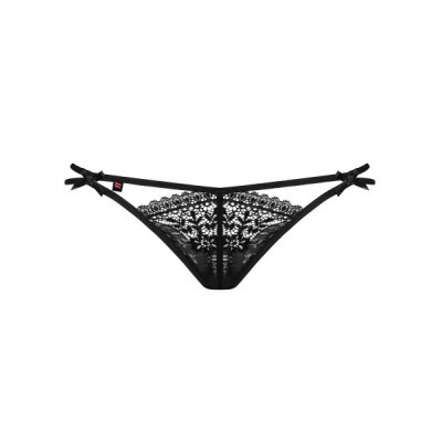 Стринги женск INTENSA DOUBLE THONG Obsessive черный SM