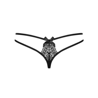 Стринги женск INTENSA DOUBLE THONG Obsessive черный SM