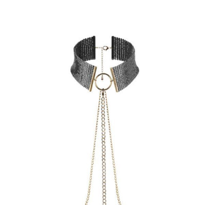 Ожерелье-воротник Bijoux Indiscrets Desir Metallique Collar - Black Ожерелье-воротник Bijoux Indiscrets Desir Metallique Collar - Black