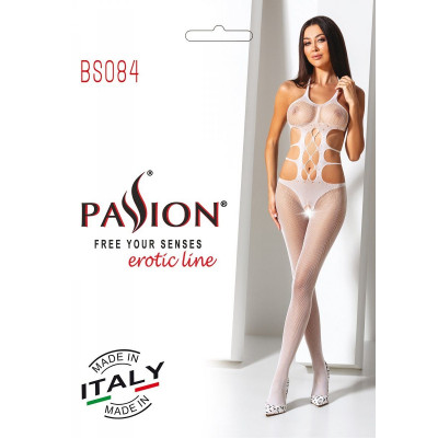 Бодистокинг Passion BS084 white Бодистокинг Passion BS084 white