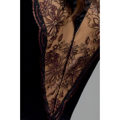Пеньюар BRIDA PEIGNOIR black XXL/XXXL - Passion Exclusive, трусики Пеньюар BRIDA PEIGNOIR black XXL/XXXL - Passion Exclusive, трусики