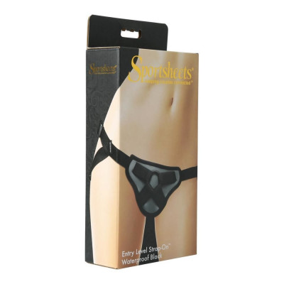 Трусы для страпона Sportsheets - Entry Level Strap-On Waterproof Black, можно в душе или ванной Трусы для страпона Sportsheets - Entry Level Strap-On Waterproof Black, можно в душе или ванной