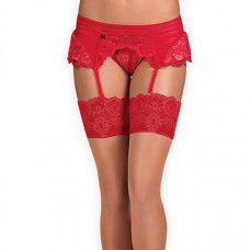 Пояс со стрингами красный Obsessive 853-GAR-3 S/M