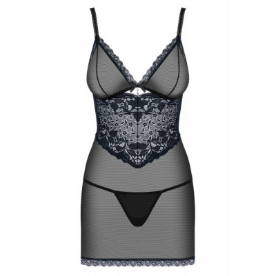 Сорочка Obsessive 866-CHE-1 chemise & thong L/XL