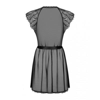 Сексуальный халат Obsessive Romanesa peignoir S/M