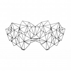 Маска на обличчя Bijoux Indiscrets - Kristine Mask, вінілова, клейове кріплення, без зав'язок