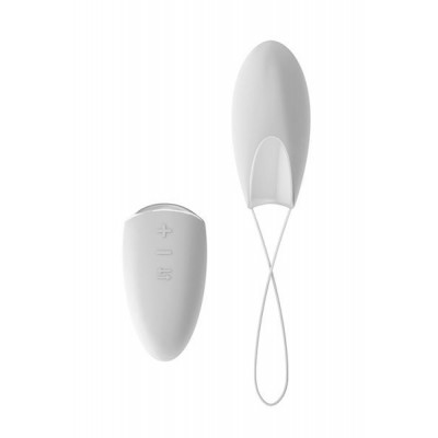 Виброяйцо OVO R1 REMOTE, WHITE/CHROME