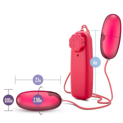 Виброяйцо двойное DOUBLE POP EGGS CERISE