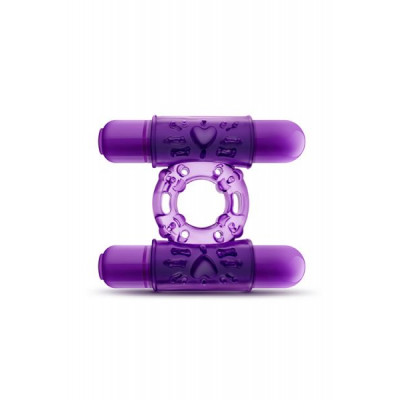 Эрекционное виброкольцо PLAY WITH ME DOUBLE PLAY PURPLE