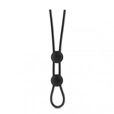 T331085 Регулируемое эрекционное кольцо STAY HARD DOUBLE LOOP BLACK