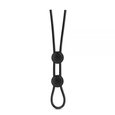 T331085 Регулируемое эрекционное кольцо STAY HARD DOUBLE LOOP BLACK