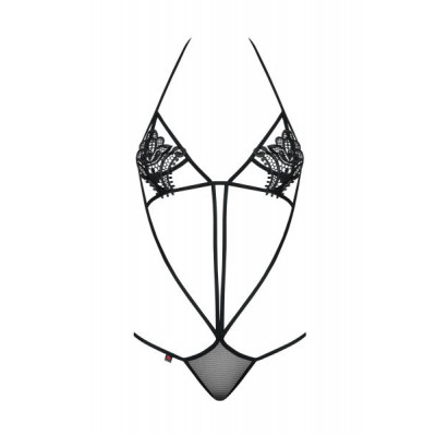 Боди Obsessive LUIZA Teddy S/M Black