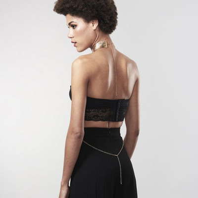 Ожерелье-воротник Bijoux Indiscrets Desir Metallique Collar - Gold Ожерелье-воротник Bijoux Indiscrets Desir Metallique Collar - Gold