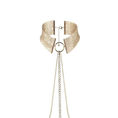 Ожерелье-воротник Bijoux Indiscrets Desir Metallique Collar - Gold Ожерелье-воротник Bijoux Indiscrets Desir Metallique Collar - Gold