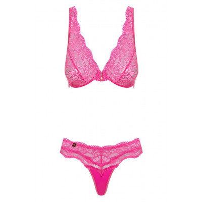 Комплект Obsessive OBSESSIVE LUVAE 2-PCS SET Pink S/M Комплект Obsessive OBSESSIVE LUVAE 2-PCS SET Pink S/M