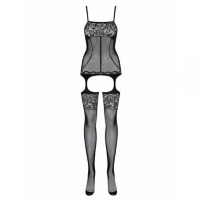 Комбинезон Obsessive BODYSTOCKING F204 черный