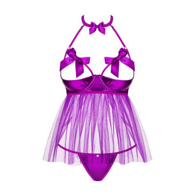 Бебидолл Obsessive Delishya babydoll purple L/XL Бебидолл Obsessive Delishya babydoll purple L/XL