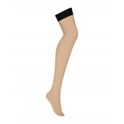 Чулки Obsessive S814 stockings black S/M