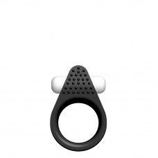 Эрекционное кольцо LIT-UP SILICONE STIMU RING 1, BLACK