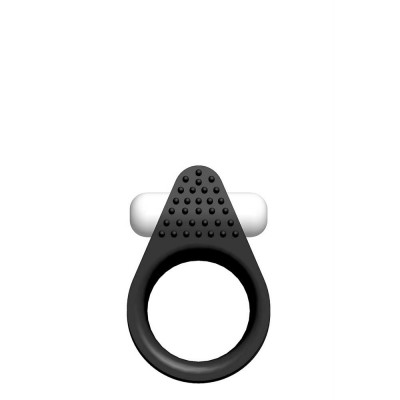 Эрекционное кольцо LIT-UP SILICONE STIMU RING 1, BLACK