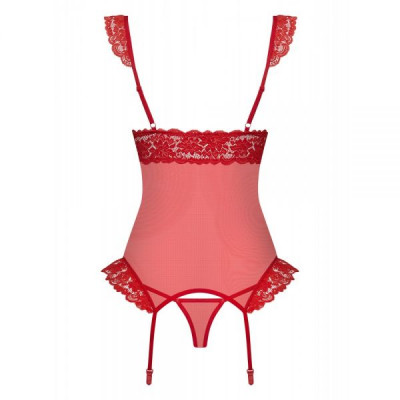 Корсет Obsessive 863-COR-3 corset & thong S/M
