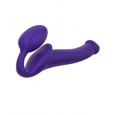 Безремневой страпон Strap-On-Me Violet M, полностью регулируемый, диаметр 3,3см Безремневой страпон Strap-On-Me Violet M, полностью регулируемый, диаметр 3,3см