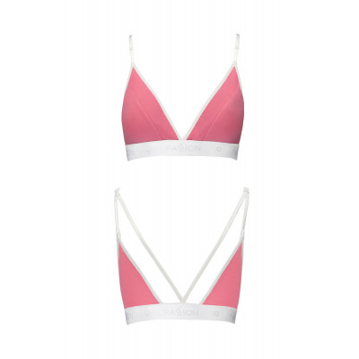 Спортивний топ з подвійними бретелями Passion PS007 TOP pink, size L Спортивний топ з подвійними бретелями Passion PS007 TOP pink, size L