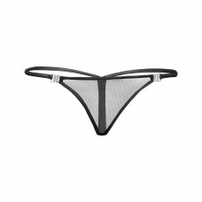 Трусики сексуальные сетка стринги с застежками F119 Noir Handmade M