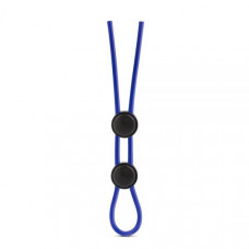 T331084 Регулируемое эрекционное кольцо STAY HARD DOUBLE LOOP BLUE