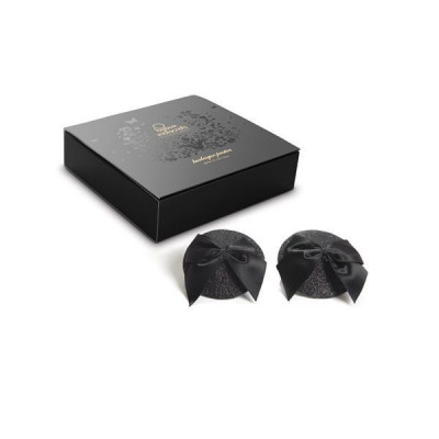 Пестіс Bijoux Indiscrets Burlesque pasties GLITTER and BOW Пестіс Bijoux Indiscrets Burlesque pasties GLITTER and BOW