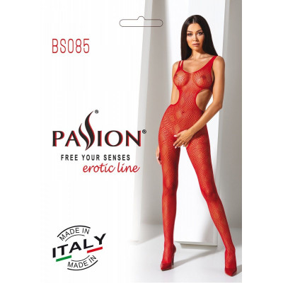 Бодистокинг Passion BS085 red Бодистокинг Passion BS085 red