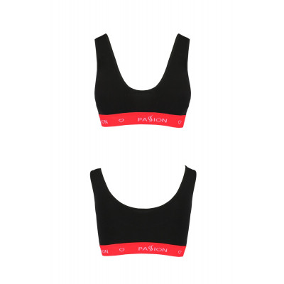 Спортивний топ на широких бретелях Passion PS003 TOP black, size M Спортивний топ на широких бретелях Passion PS003 TOP black, size M
