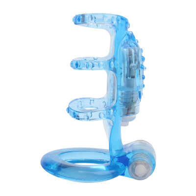 Насадка Chisa - GK Power Dual Vibrating Cock Cage Blue