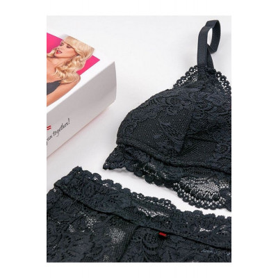 Комплект с поясом для чулок Obsessive 810-SEG-1 3 pcs set black S/M Комплект с поясом для чулок Obsessive 810-SEG-1 3 pcs set black S/M