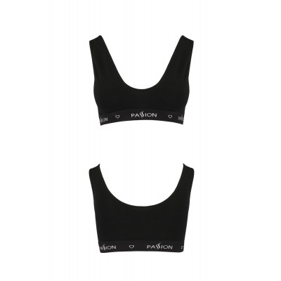 Спортивний топ з широкою гумкою Passion PS004 TOP black, size XL Спортивний топ з широкою гумкою Passion PS004 TOP black, size XL