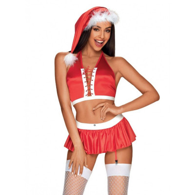 Костюм Миссис Клаус Obsessive Ms Claus Red/White SM