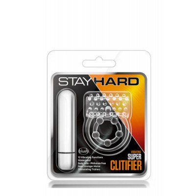Эрекционное виброкольцо STAY HARD VIBRATING SUPER CLITIFIER