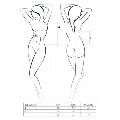 (SALE) Корсет під латекс з пажами BES CORSET white L/XL - Passion Exclusive, стрінги, шнурівка (SALE) Корсет під латекс з пажами BES CORSET white L/XL - Passion Exclusive, стрінги, шнурівка