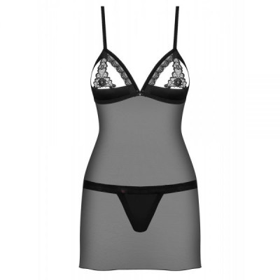 Cорочка Obsessive 865-CHE-1 chemise & thong LXL