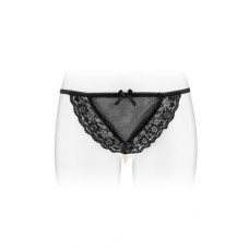 Трусики-стрінги з перловою ниткою Fashion Secret KATIA Black